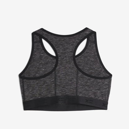TomboyX Racerback Soft Bra - Meteor Gray Heather