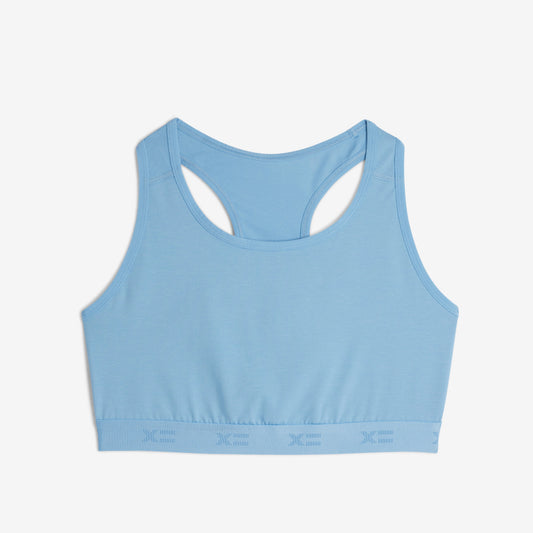 TomboyX Racerback Soft Bra - Blue Sky