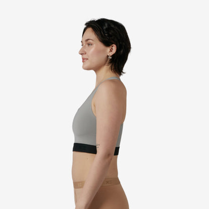 TomboyX Compression Plus Racerback - Ultimate Gray