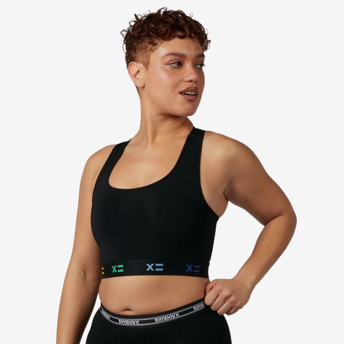 TomboyX Compression Plus Racerback - Rainbow