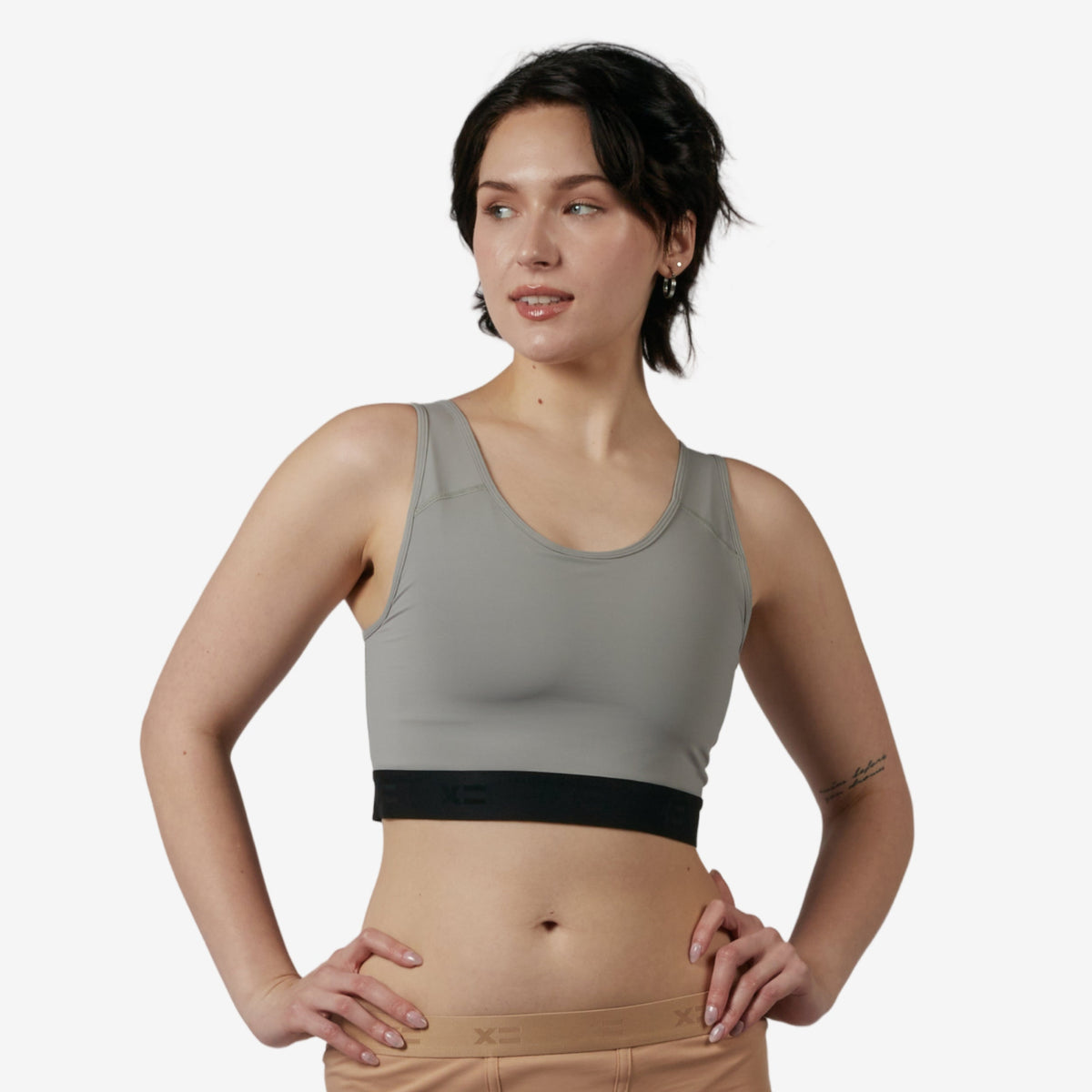TomboyX Compression Plus Top - Ultimate Gray