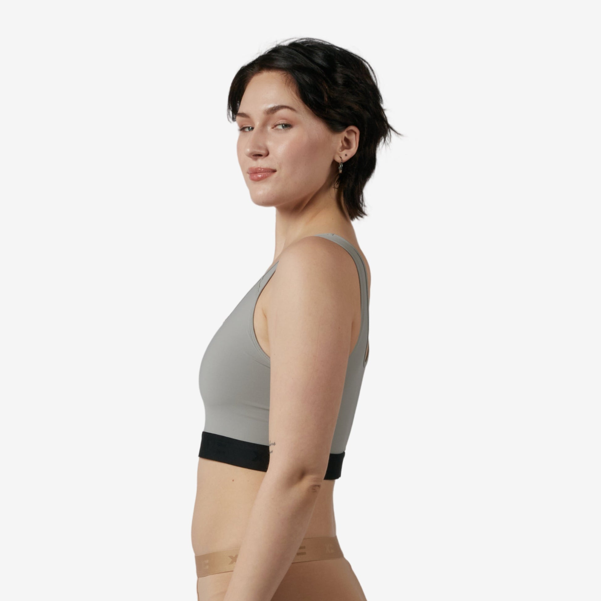 TomboyX Compression Plus Top - Ultimate Gray