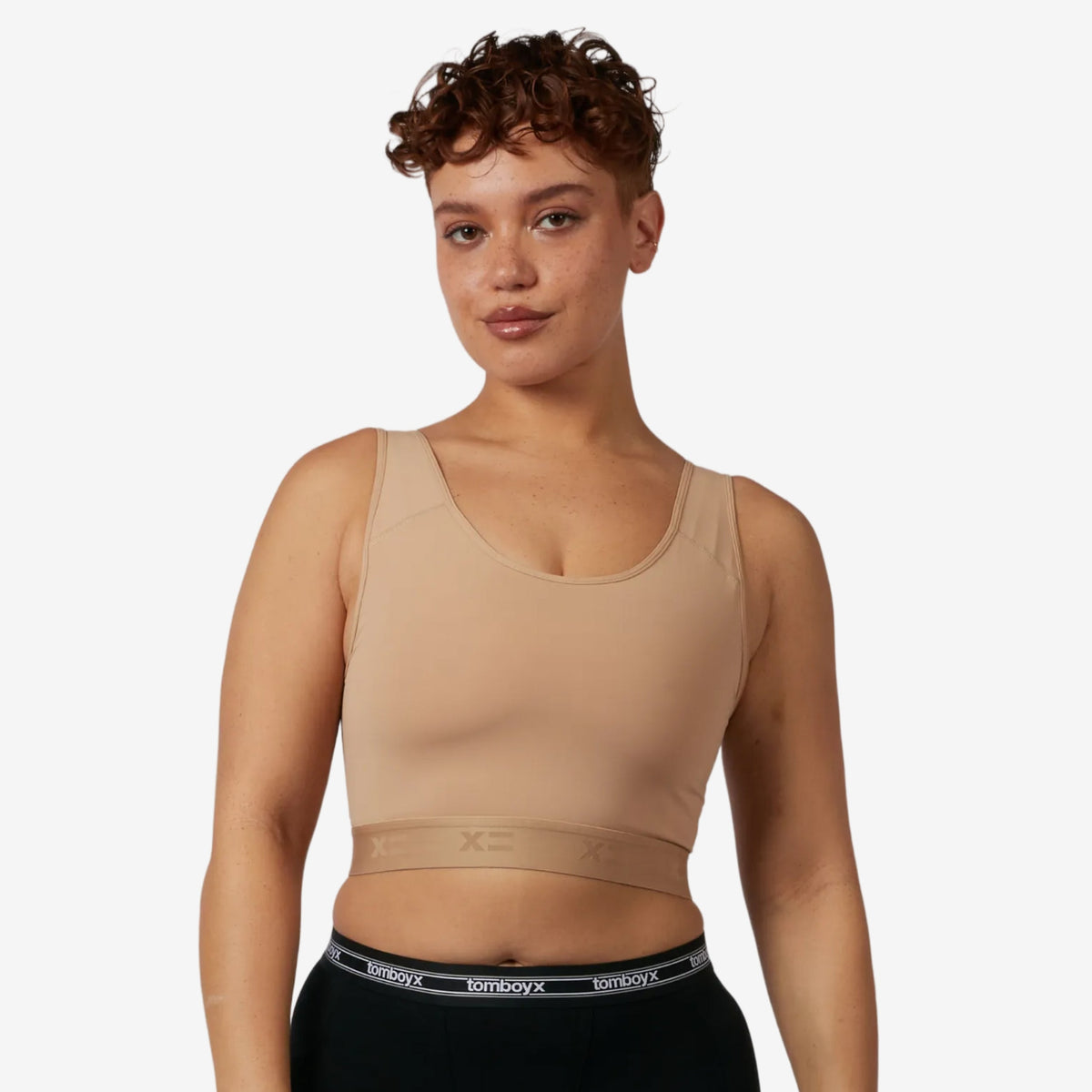 TomboyX Compression Plus Top - Chai