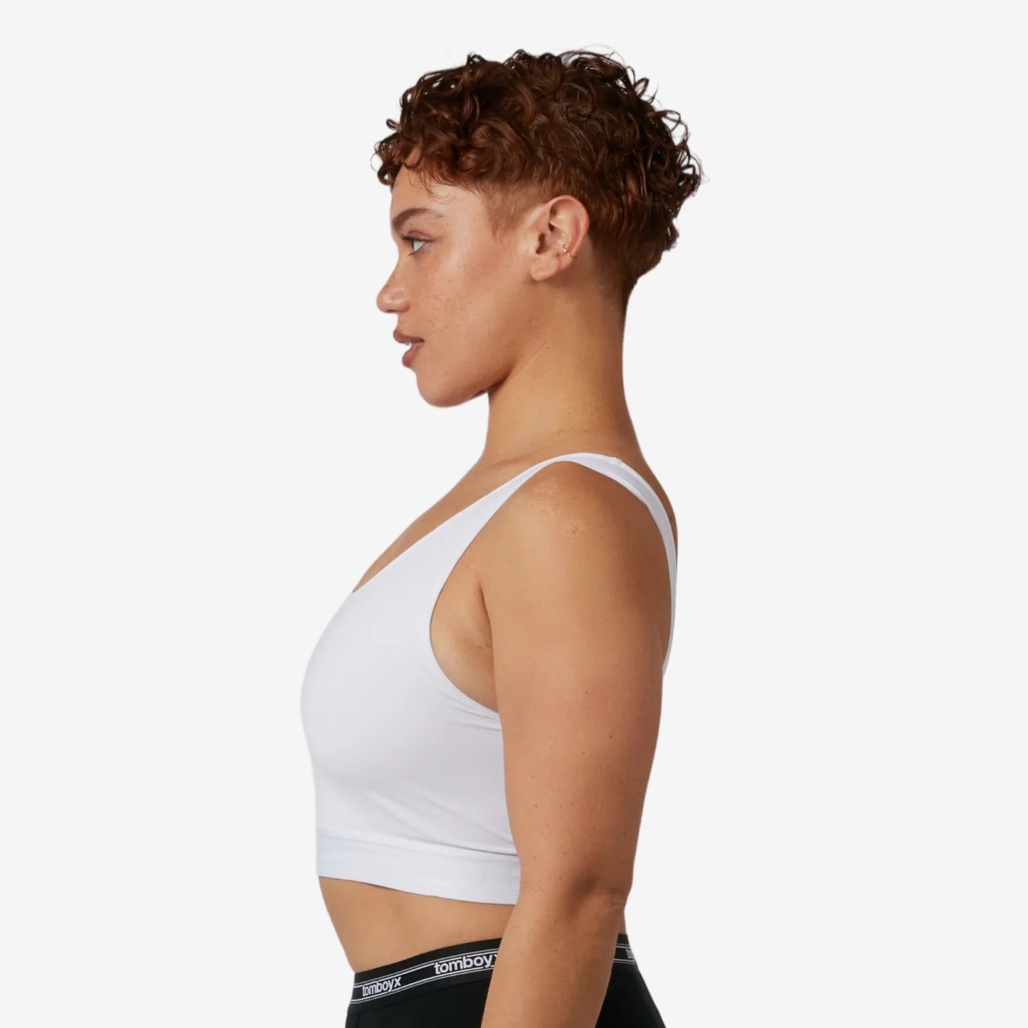 TomboyX Compression Plus Top - White