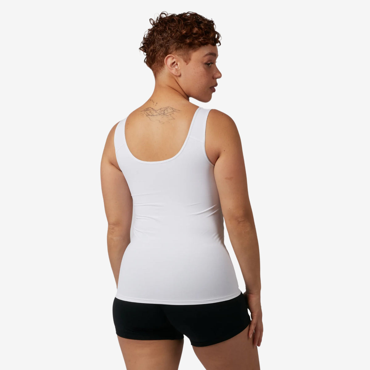 TomboyX Compression Plus Tank - White