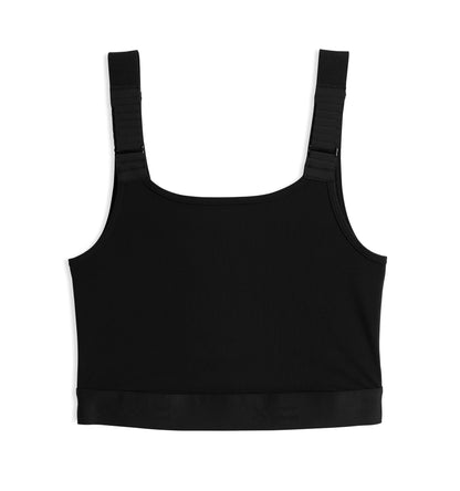 TomboyX Adjustable Compression Top - Black