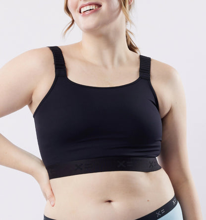 TomboyX Adjustable Compression Top - Black