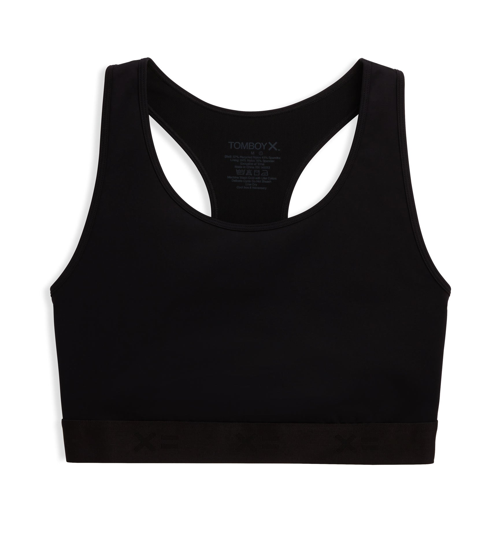 TomboyX Racerback Compression Top - Black