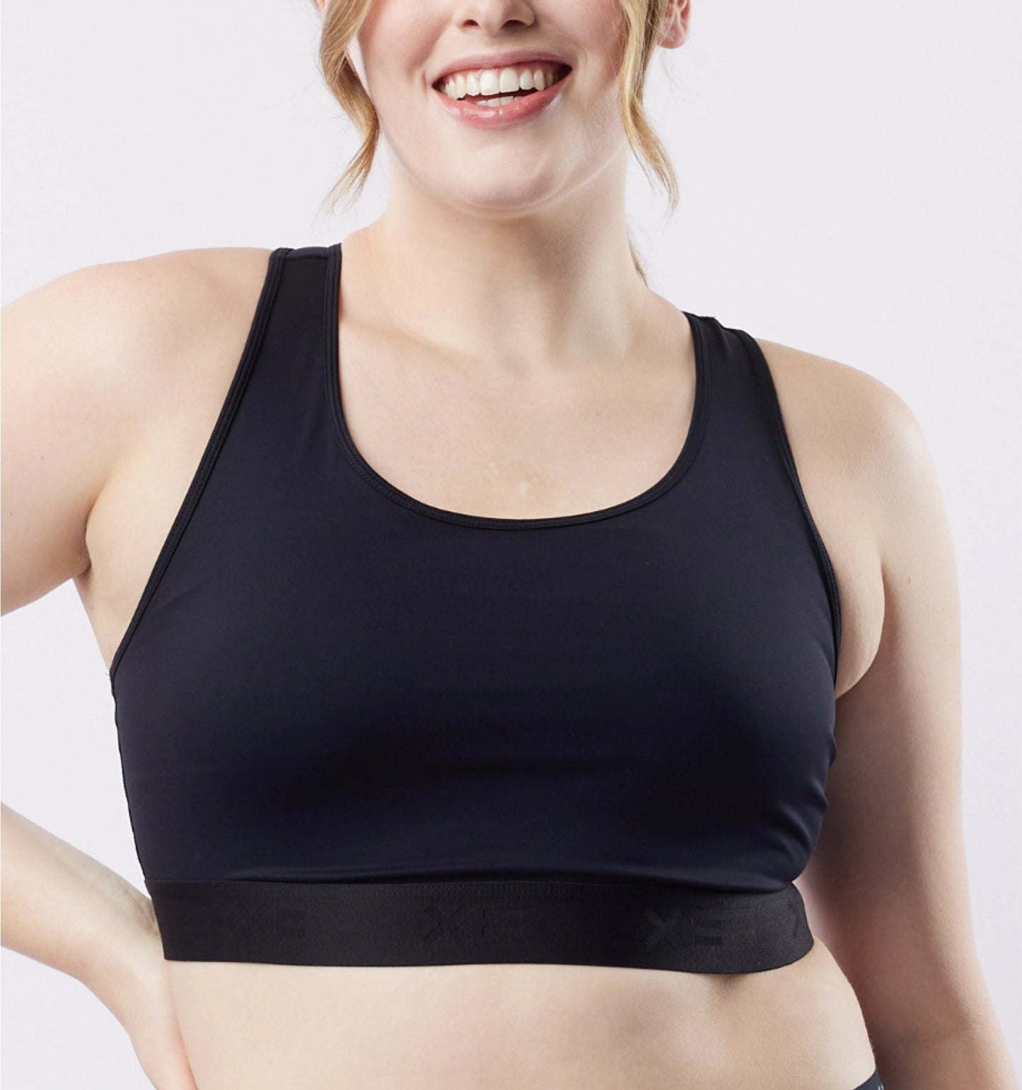 TomboyX Racerback Compression Top - Black