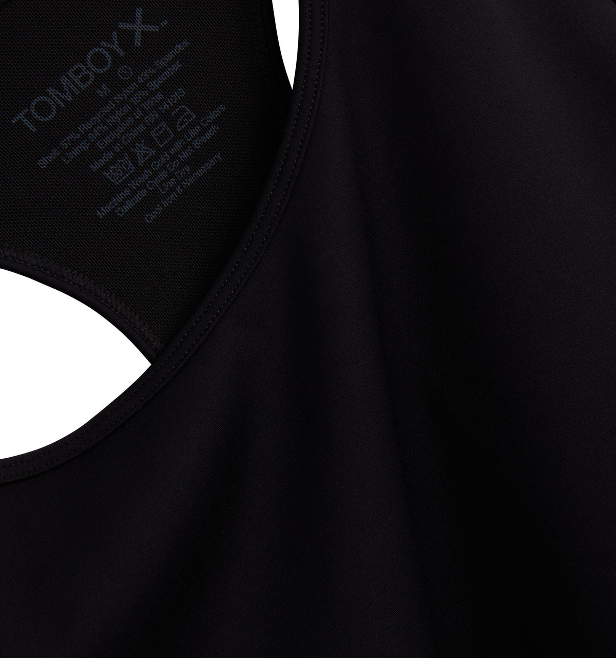 TomboyX Racerback Compression Top - Black