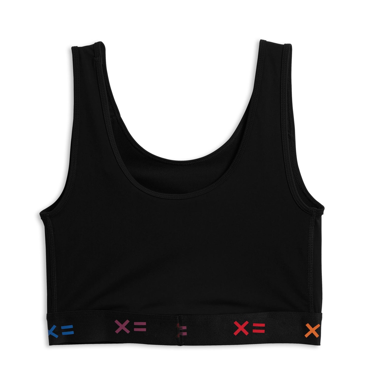 TomboyX Compression Top - Black X= Rainbow