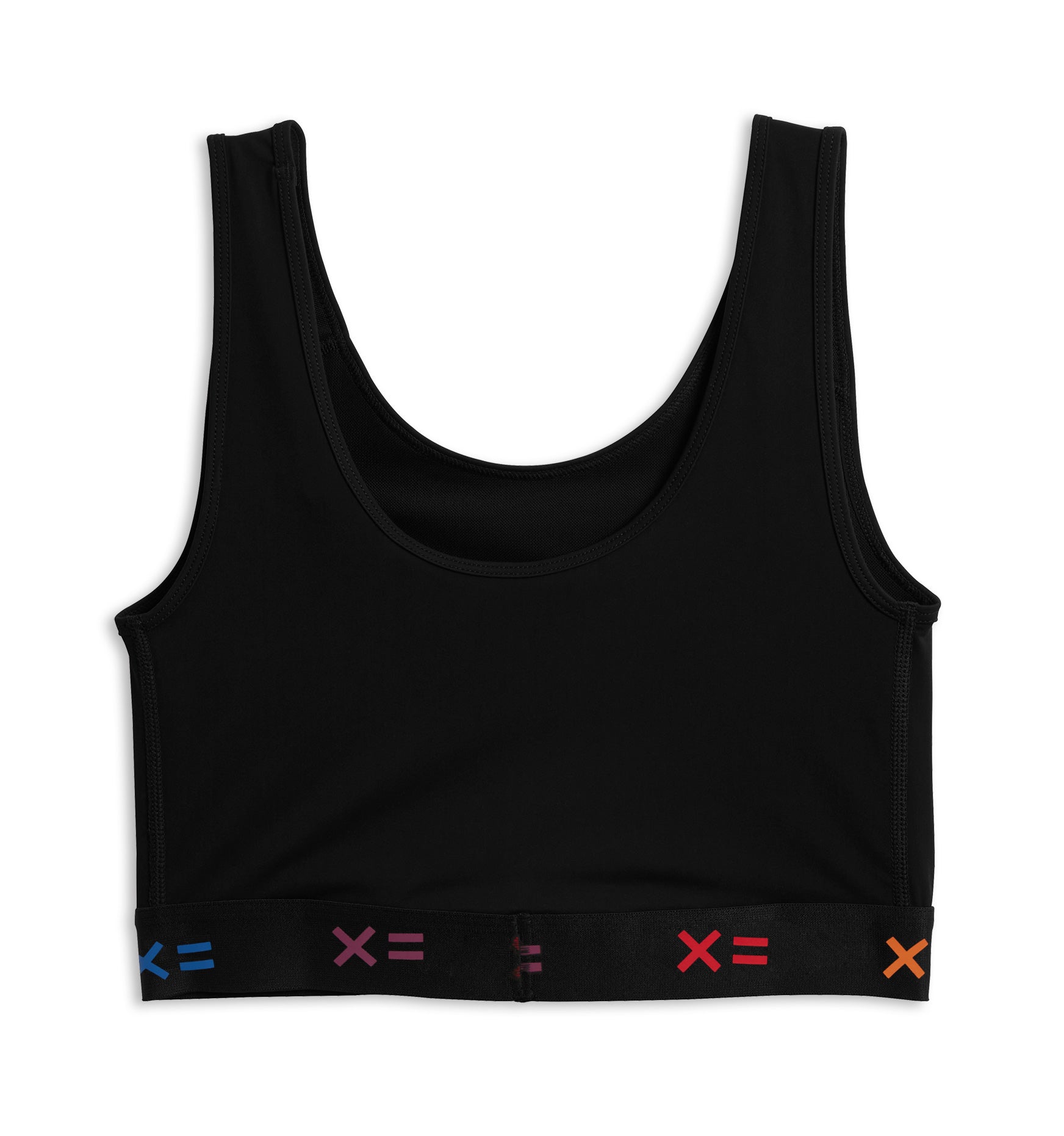 TomboyX Compression Top - Black X= Rainbow