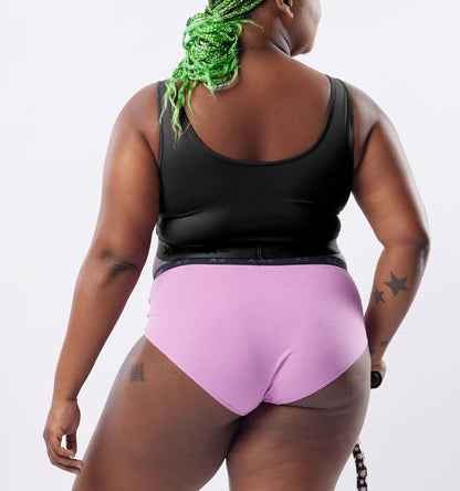 TomboyX Compression Top - Black X= Rainbow
