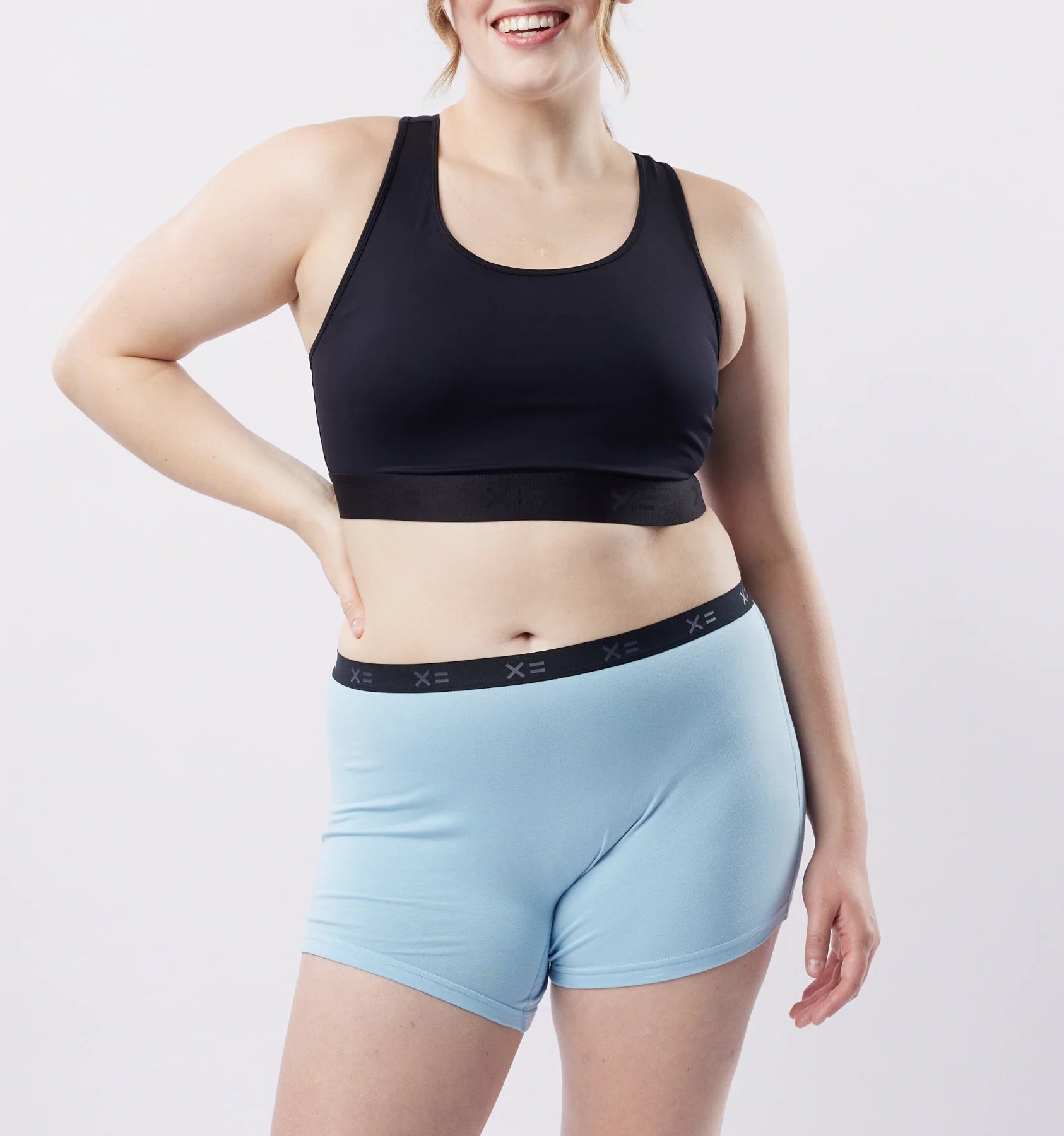 TomboyX Racerback Compression Top - White