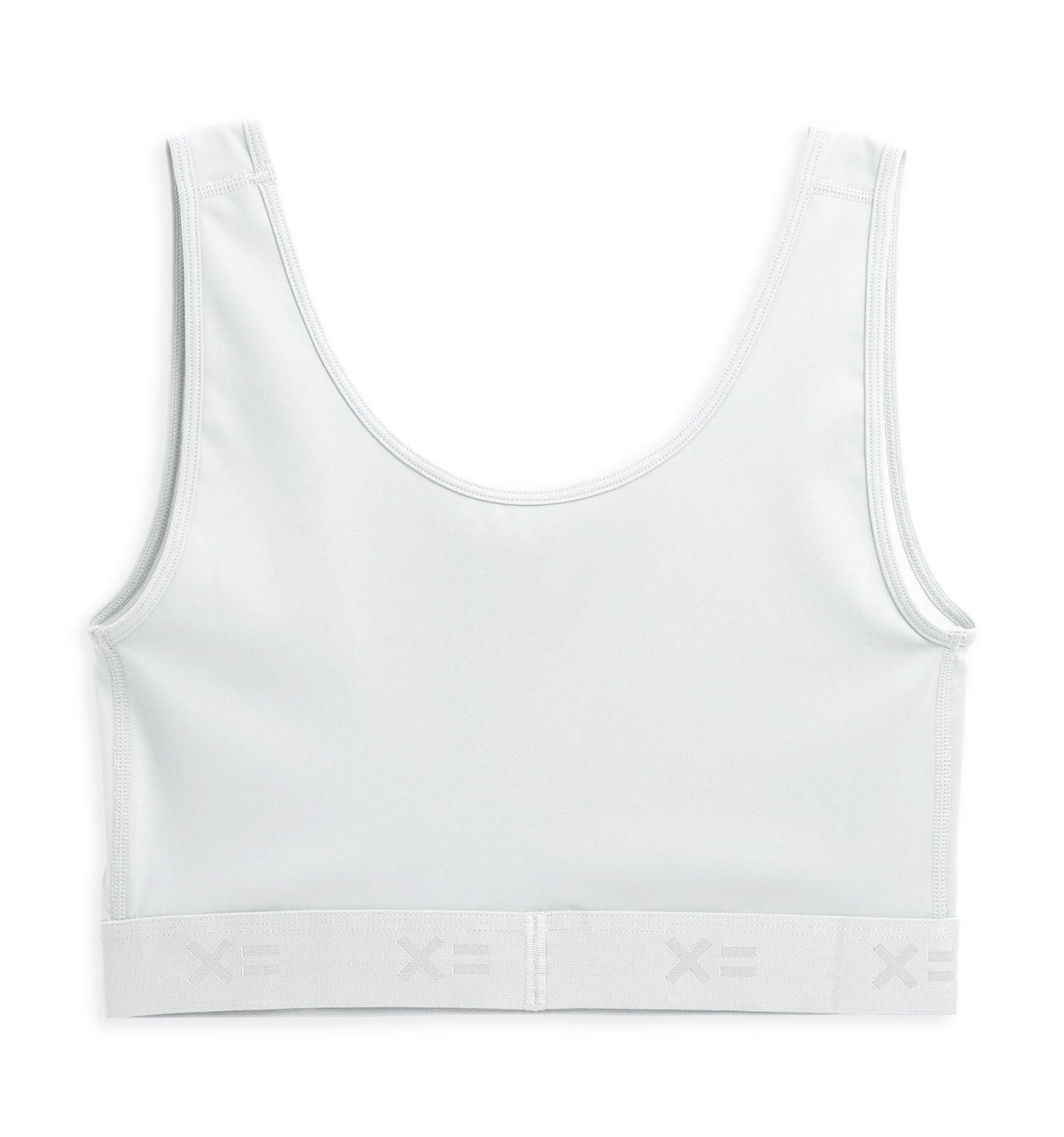 TomboyX V Neck Compression Top - White