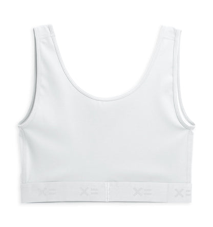 TomboyX V Neck Compression Top - White