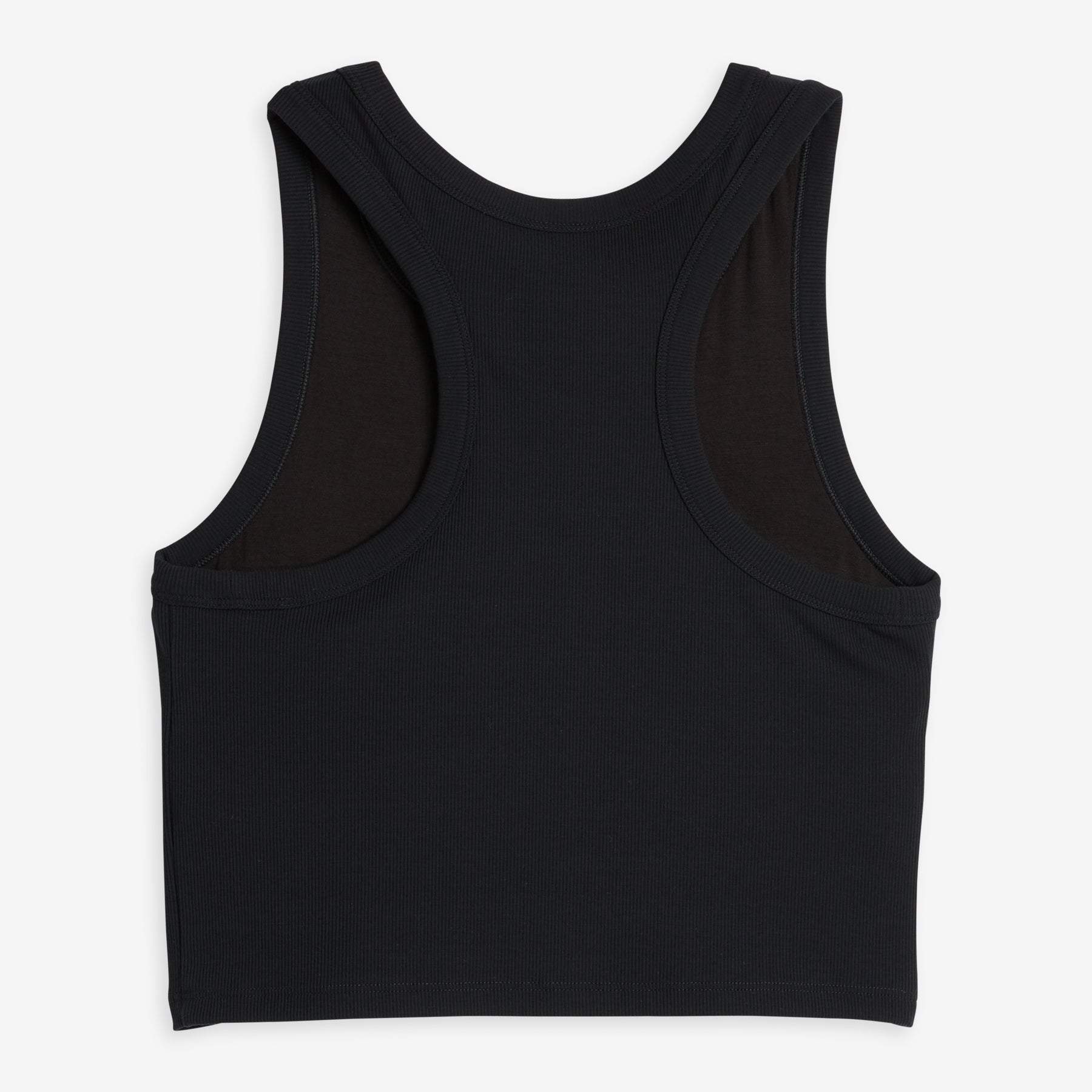 TomboyX Bamboo Rib Bra Top - Black
