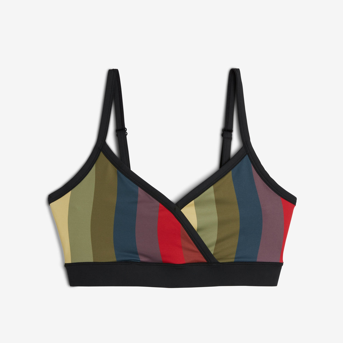 TomboyX Swim Wrap Top - Rainbow Wave