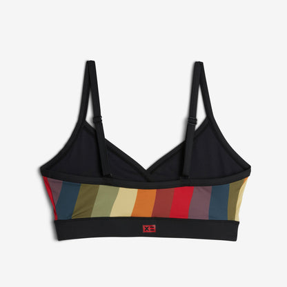 TomboyX Swim Wrap Top - Rainbow Wave