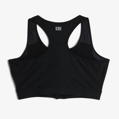 TomboyX Swim Racerback Zip Compression Top - Jelly Magic