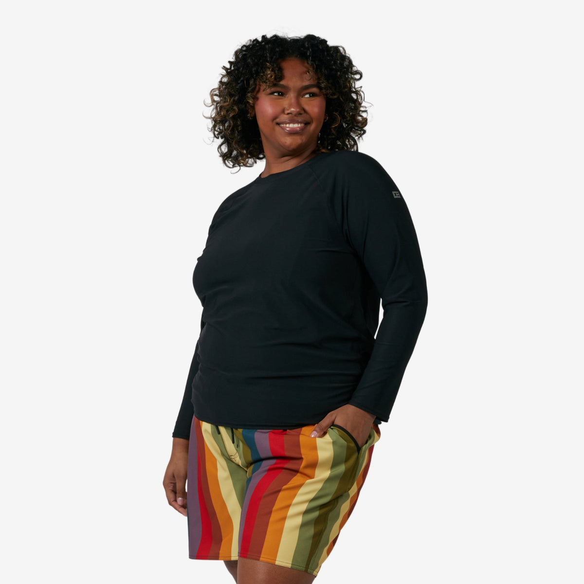 TomboyX Swim Long Sleeve Sun Guard - Jelly Magic