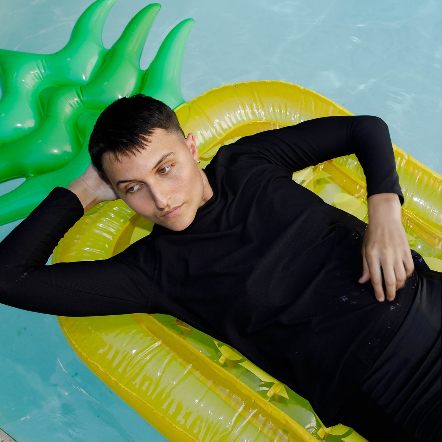 TomboyX Swim Long Sleeve Sun Guard - Jelly Magic