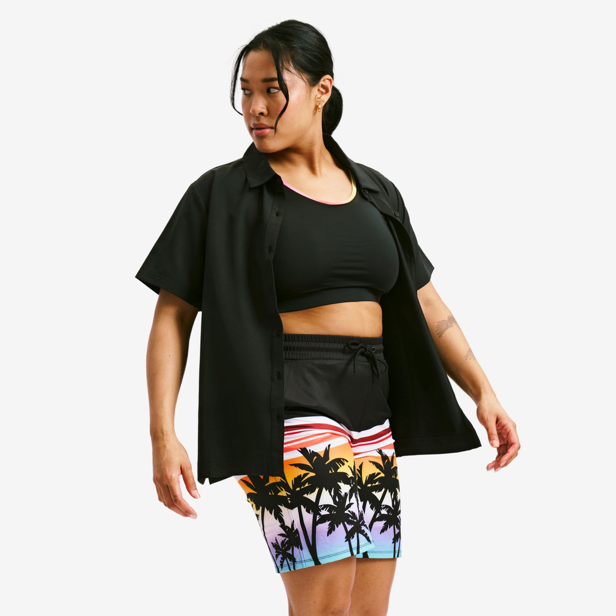 TomboyX Cabana Shirt - Jelly Magic