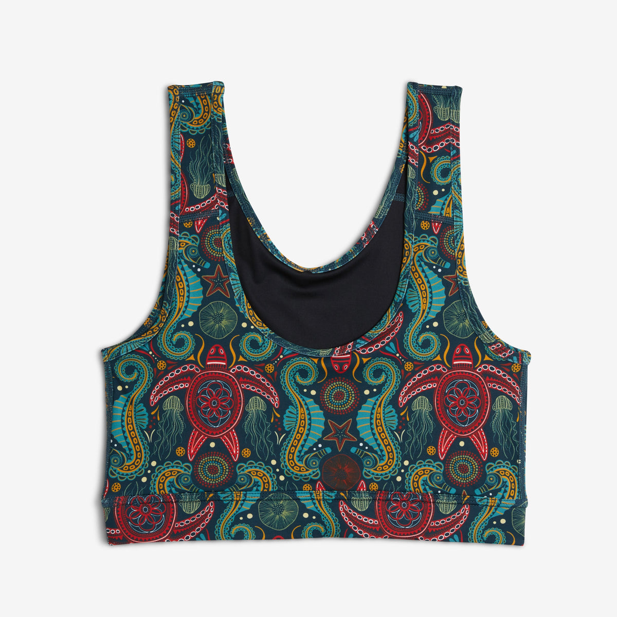 TomboyX Swim Sport Compression Top - Marine Mosaic