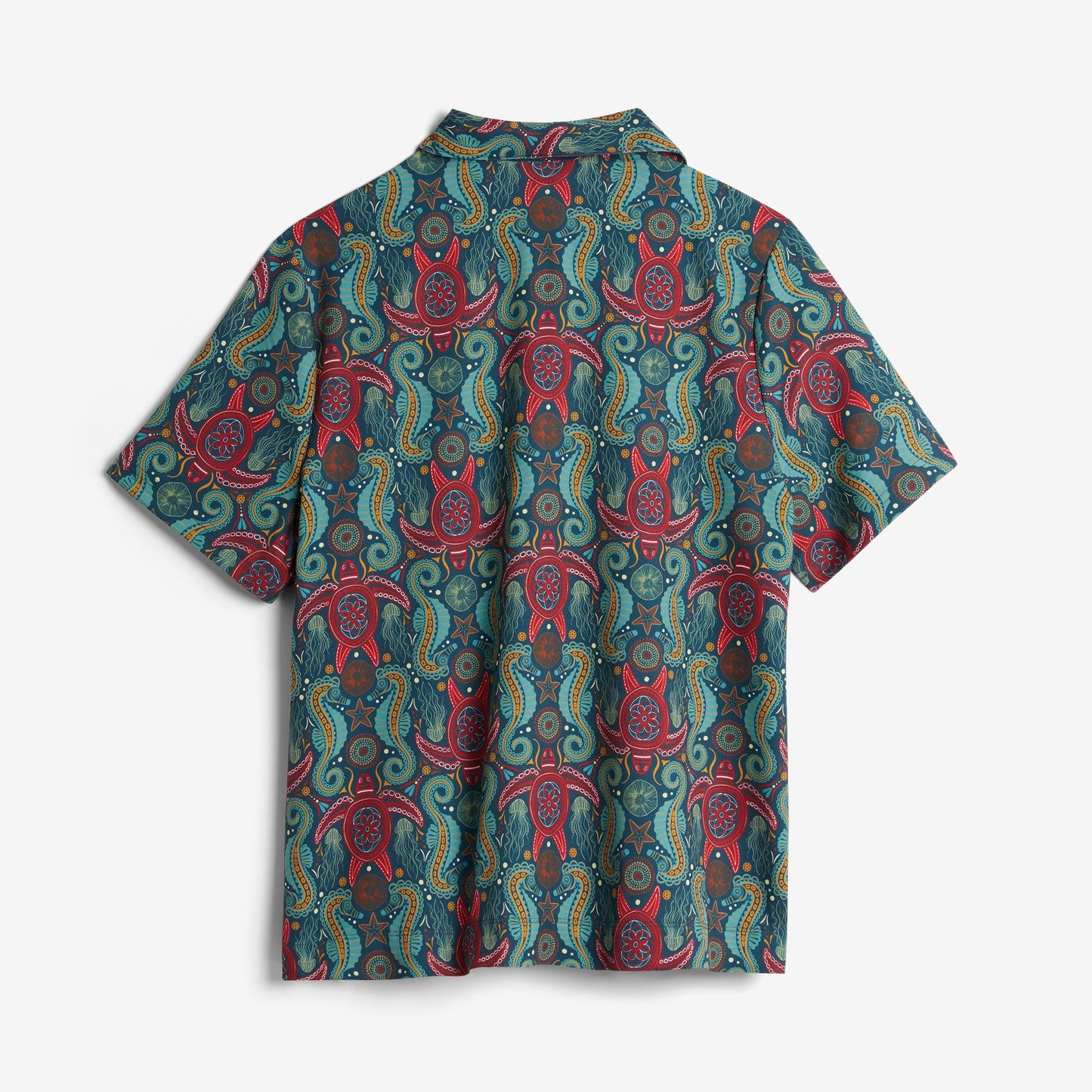 TomboyX Cabana Shirt - Marine Mosaic