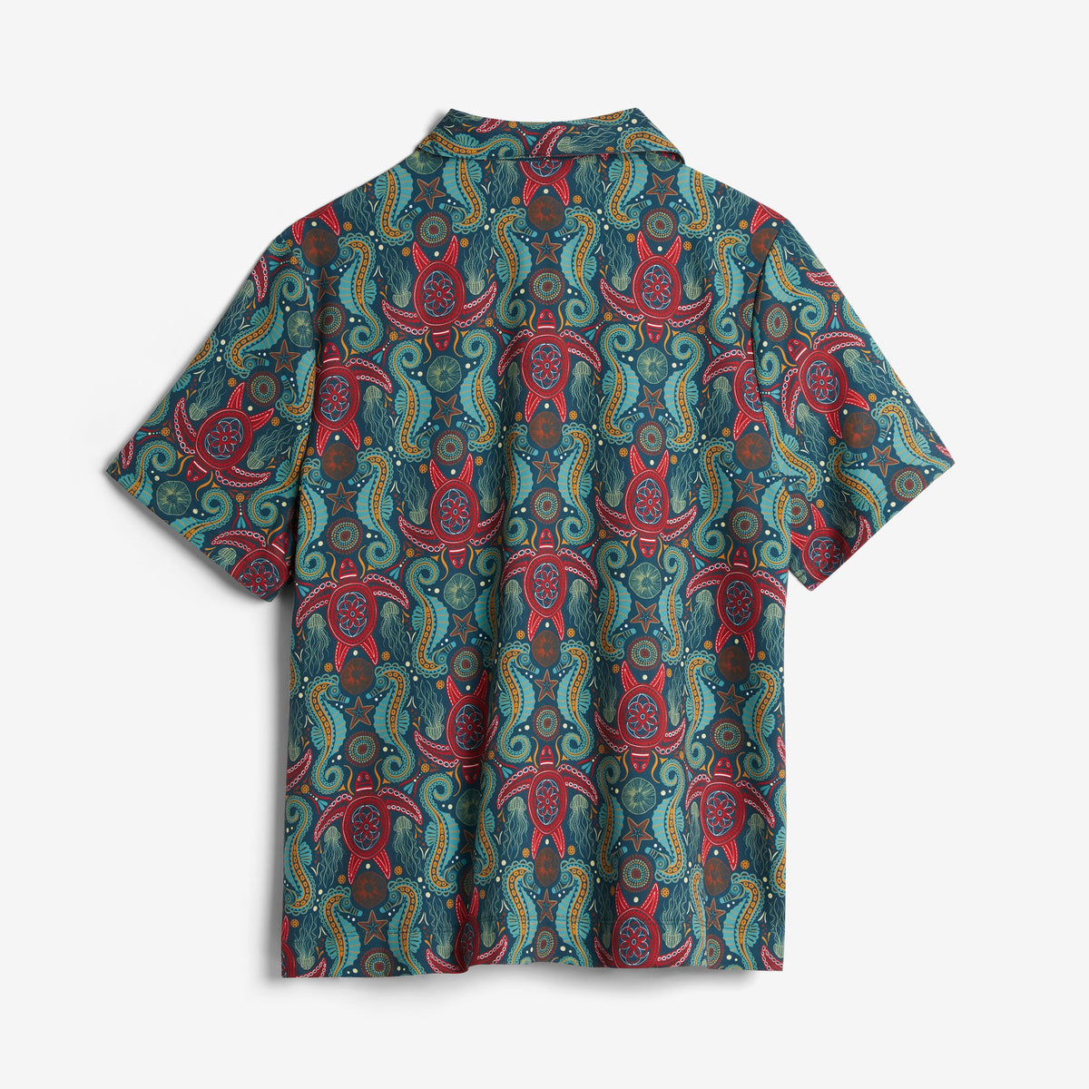 TomboyX Cabana Shirt - Marine Mosaic