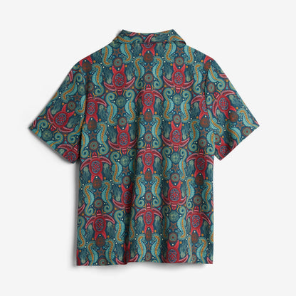 TomboyX Cabana Shirt - Marine Mosaic