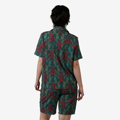 TomboyX Cabana Shirt - Marine Mosaic