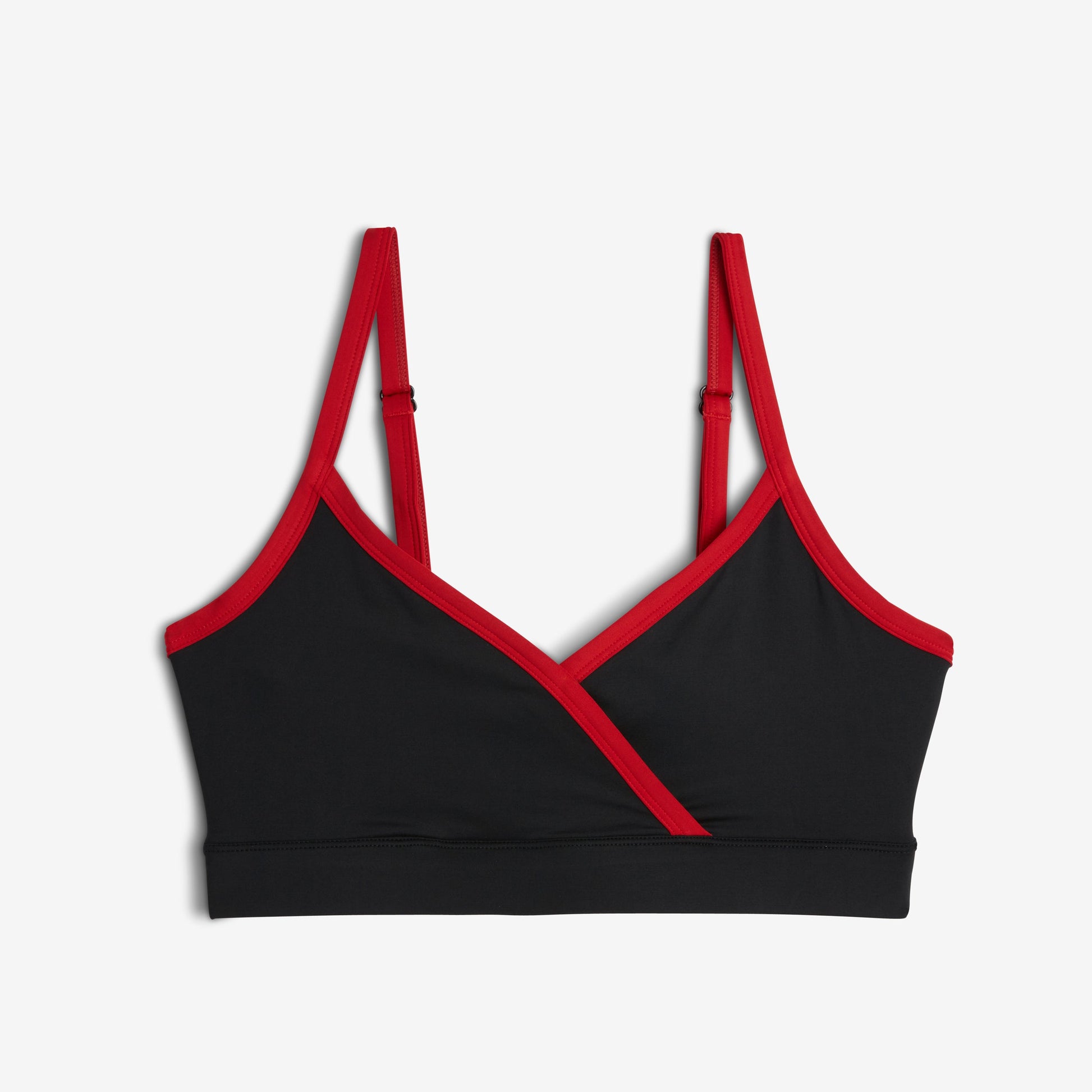 TomboyX Swim Wrap Top - Red Edge