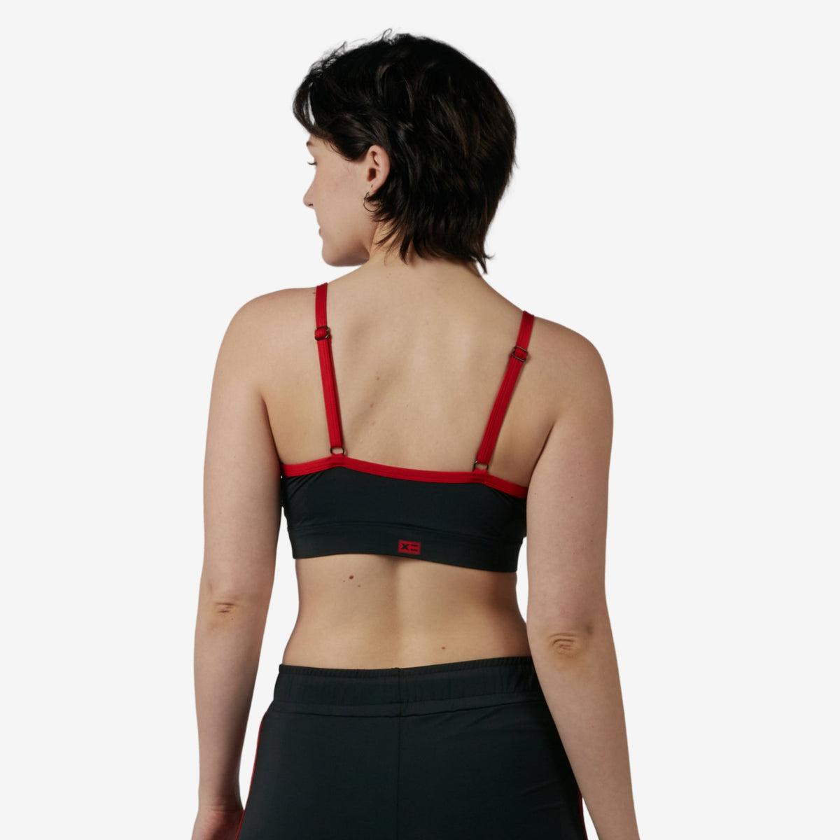 TomboyX Swim Wrap Top - Red Edge