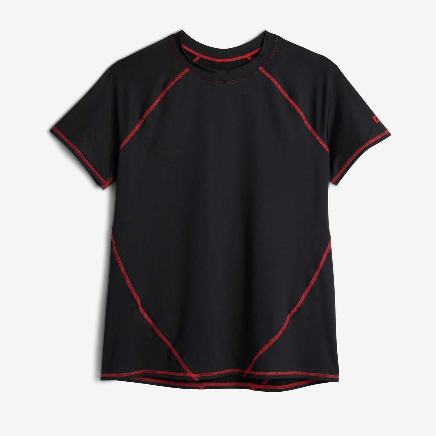 TomboyX Swim Rashguard Tee - Red Edge