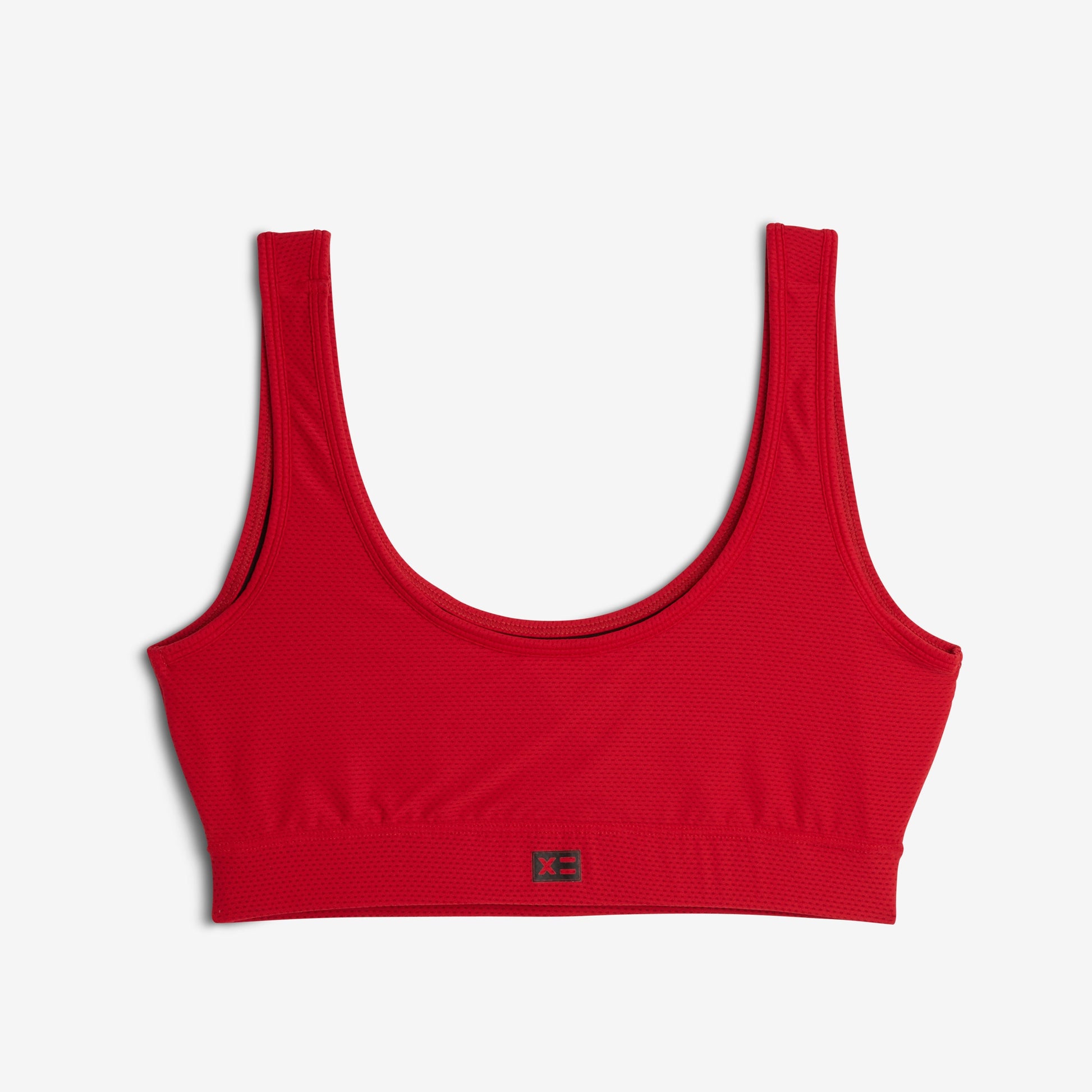 TomboyX Swim Solarmesh Peekaboo Top - Red