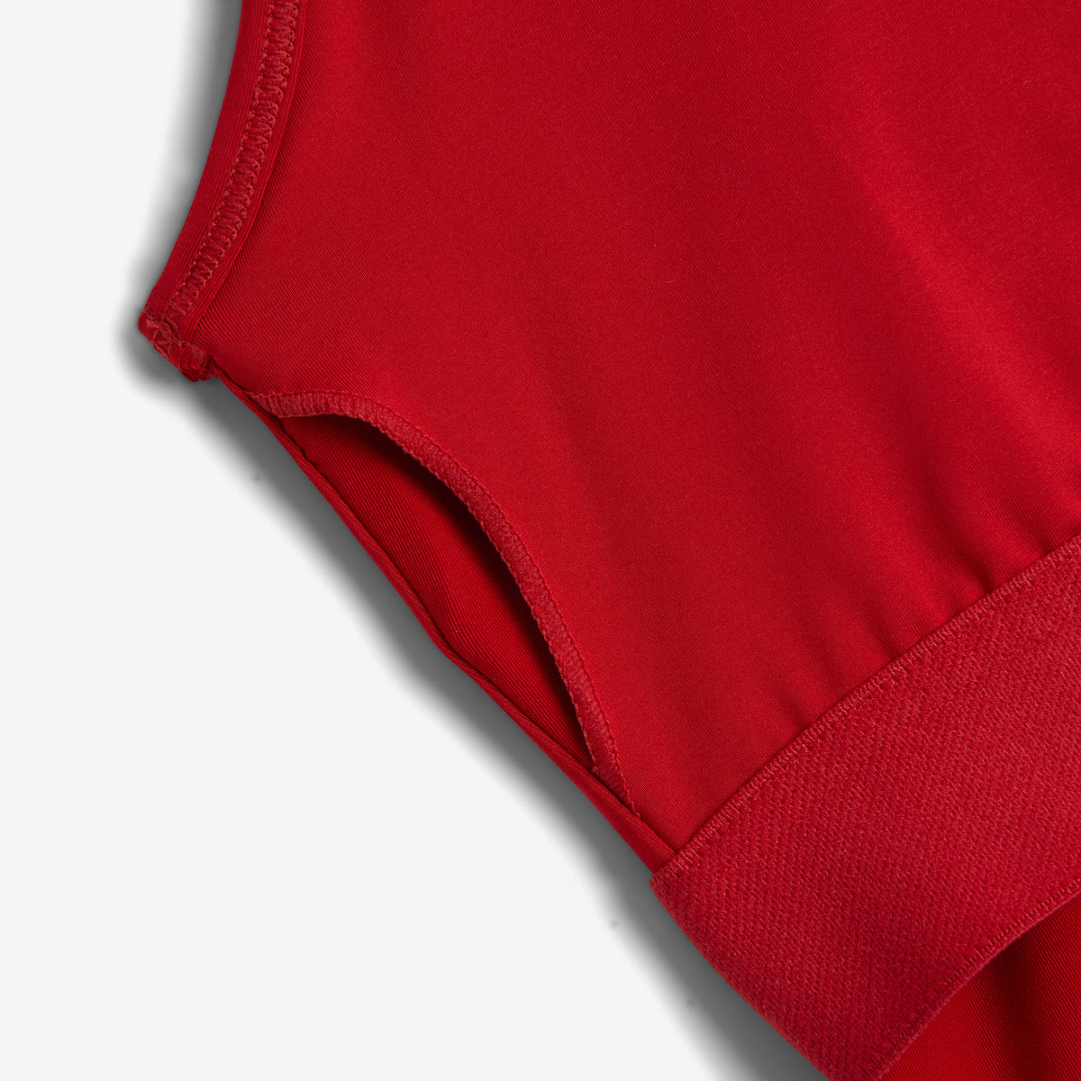 TomboyX Swim High Neck Top - Red