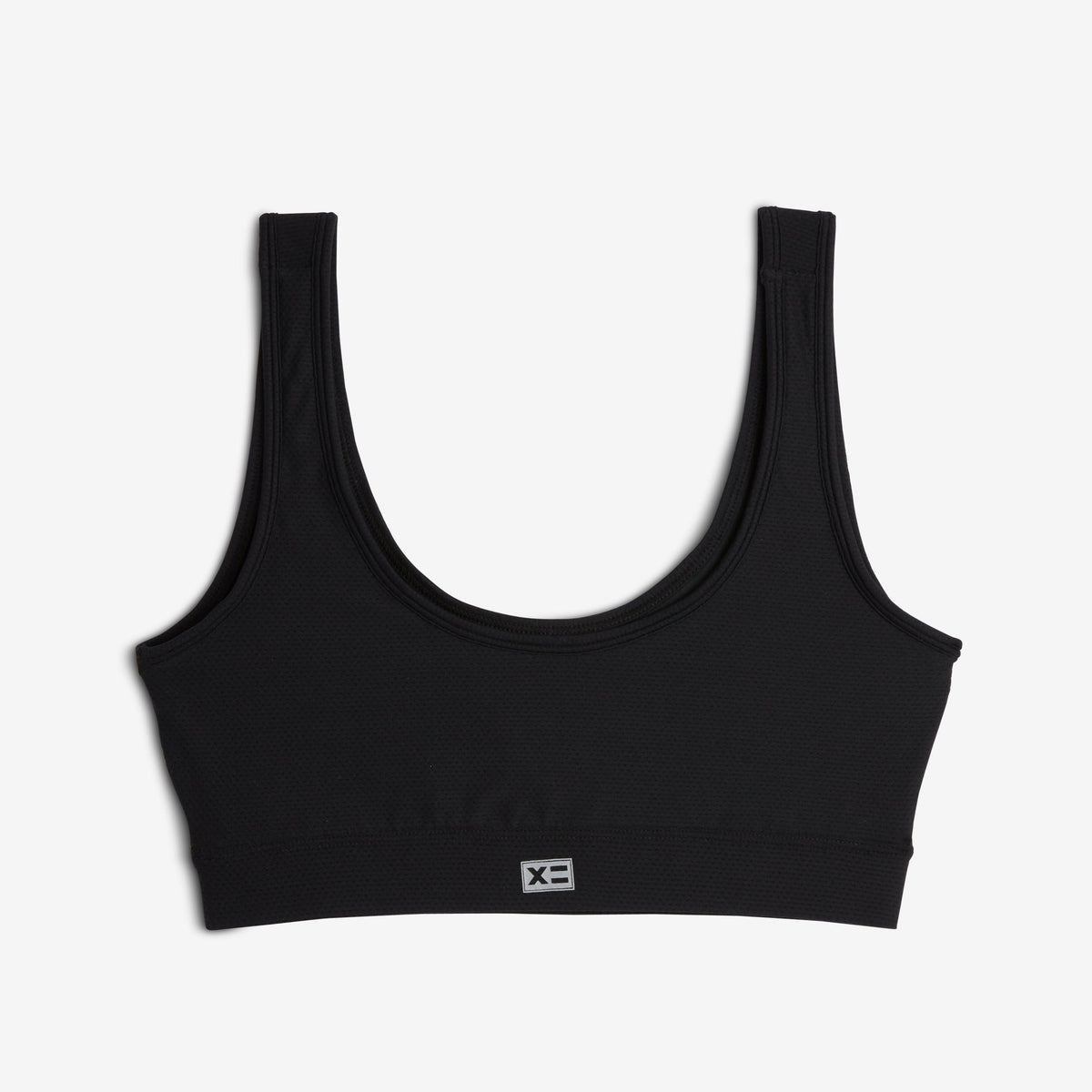 TomboyX Swim Solarmesh Peekaboo Top - Black
