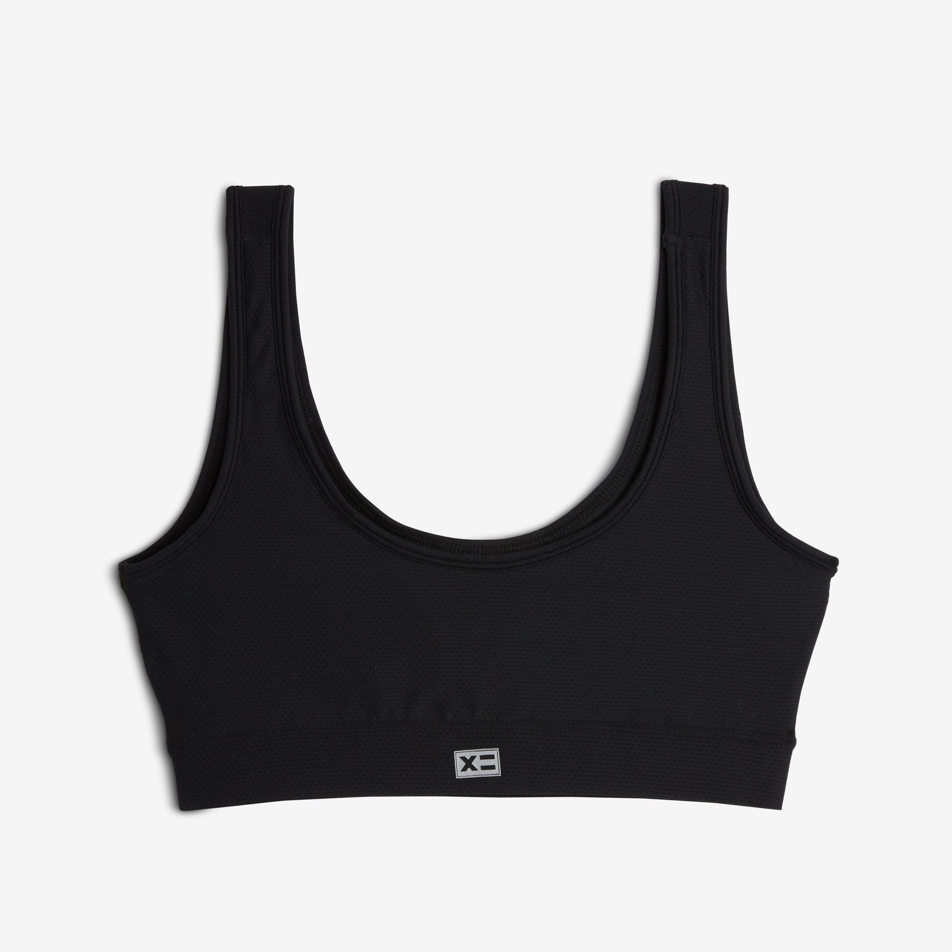 TomboyX Swim Solarmesh Peekaboo Top - Black