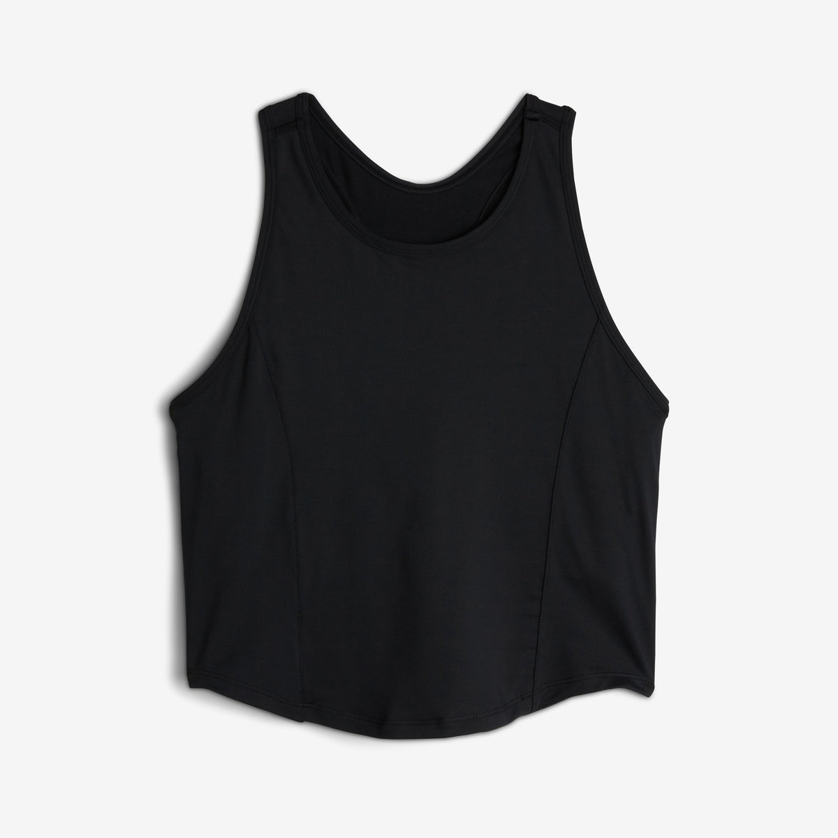 TomboyX Swim High Neck Top - Black