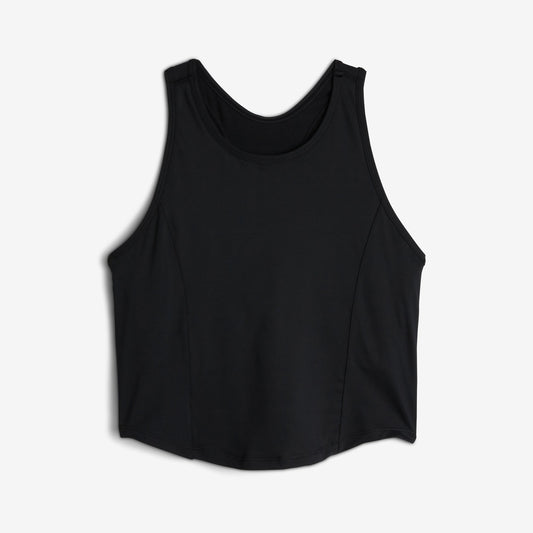 TomboyX Swim High Neck Top - Black