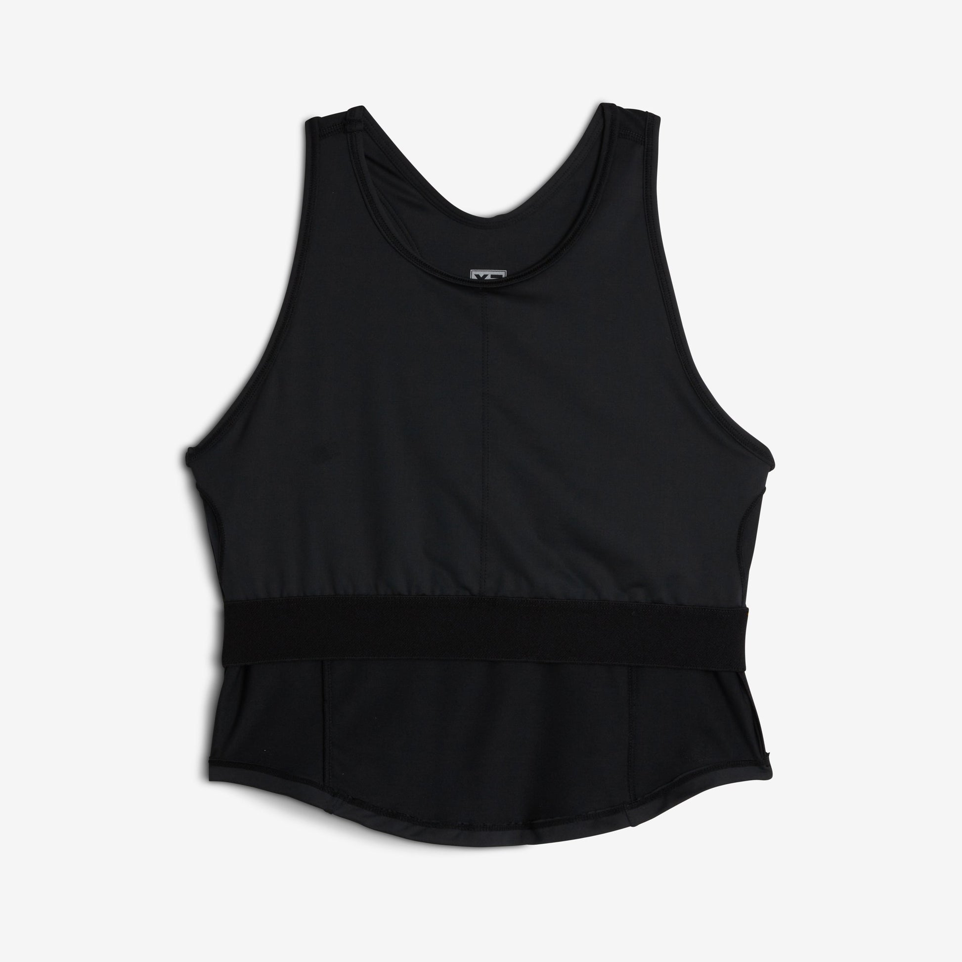 TomboyX Swim High Neck Top - Black
