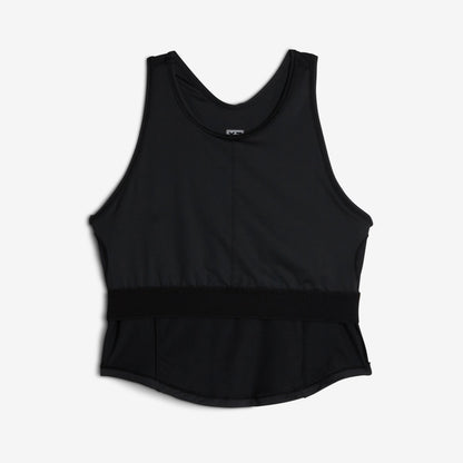 TomboyX Swim High Neck Top - Black