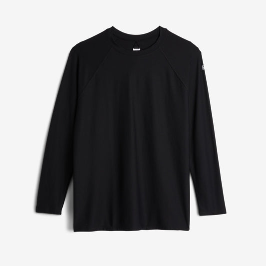 TomboyX Swim Solarmesh Long Sleeve Sun Guard - Black