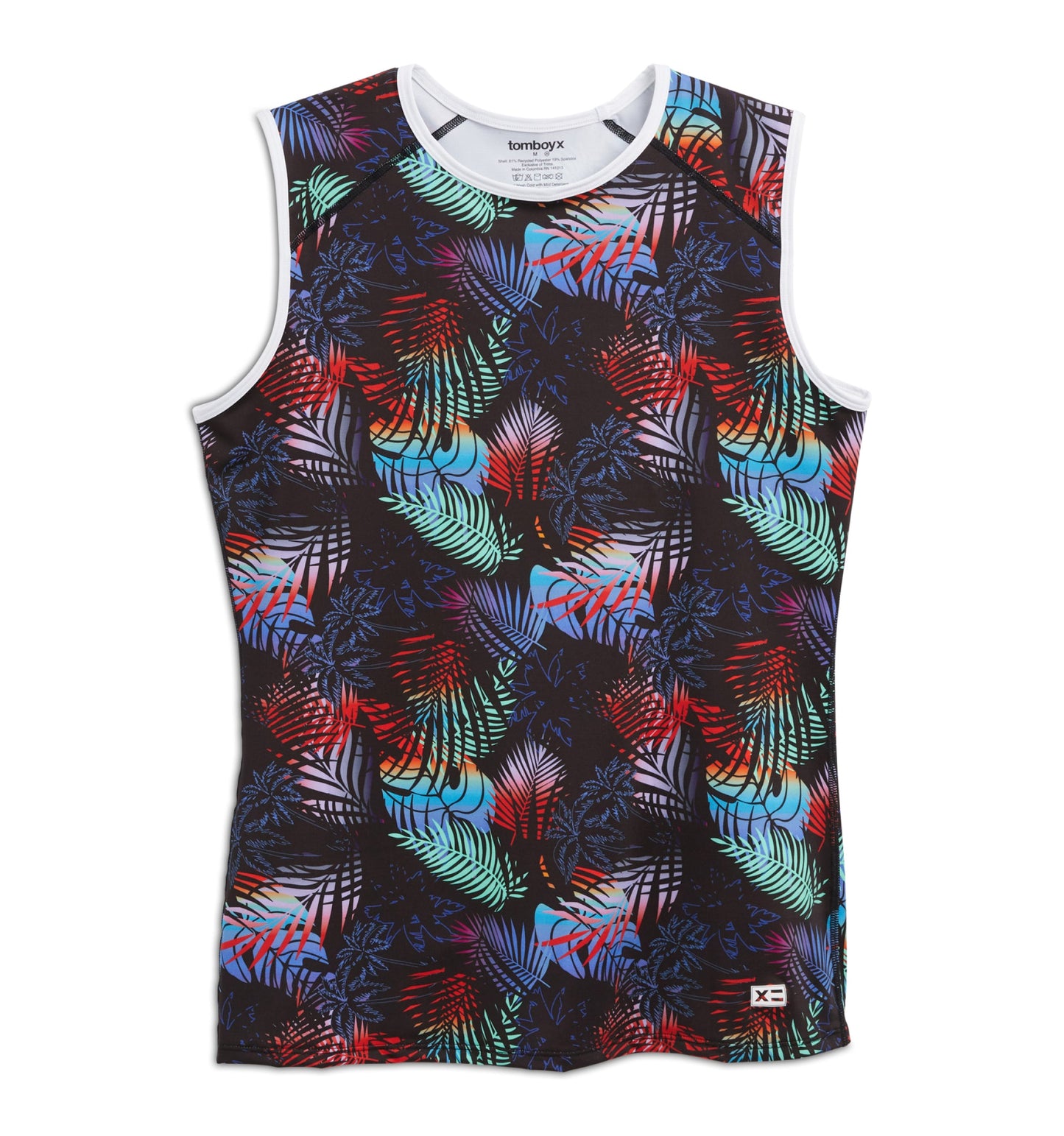 TomboyX Swim Tank - Palm Dreams