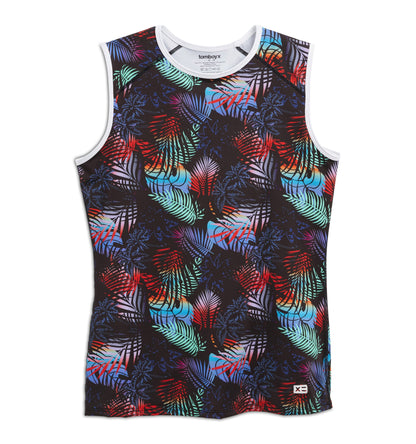 TomboyX Swim Tank - Palm Dreams