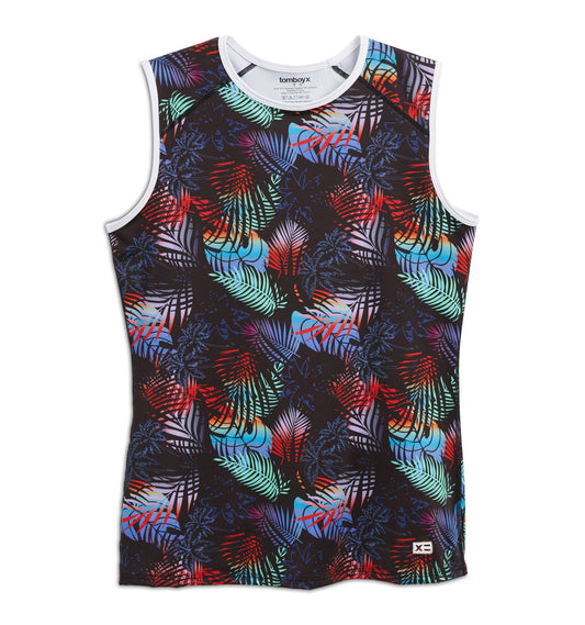 TomboyX Swim Tank - Palm Dreams