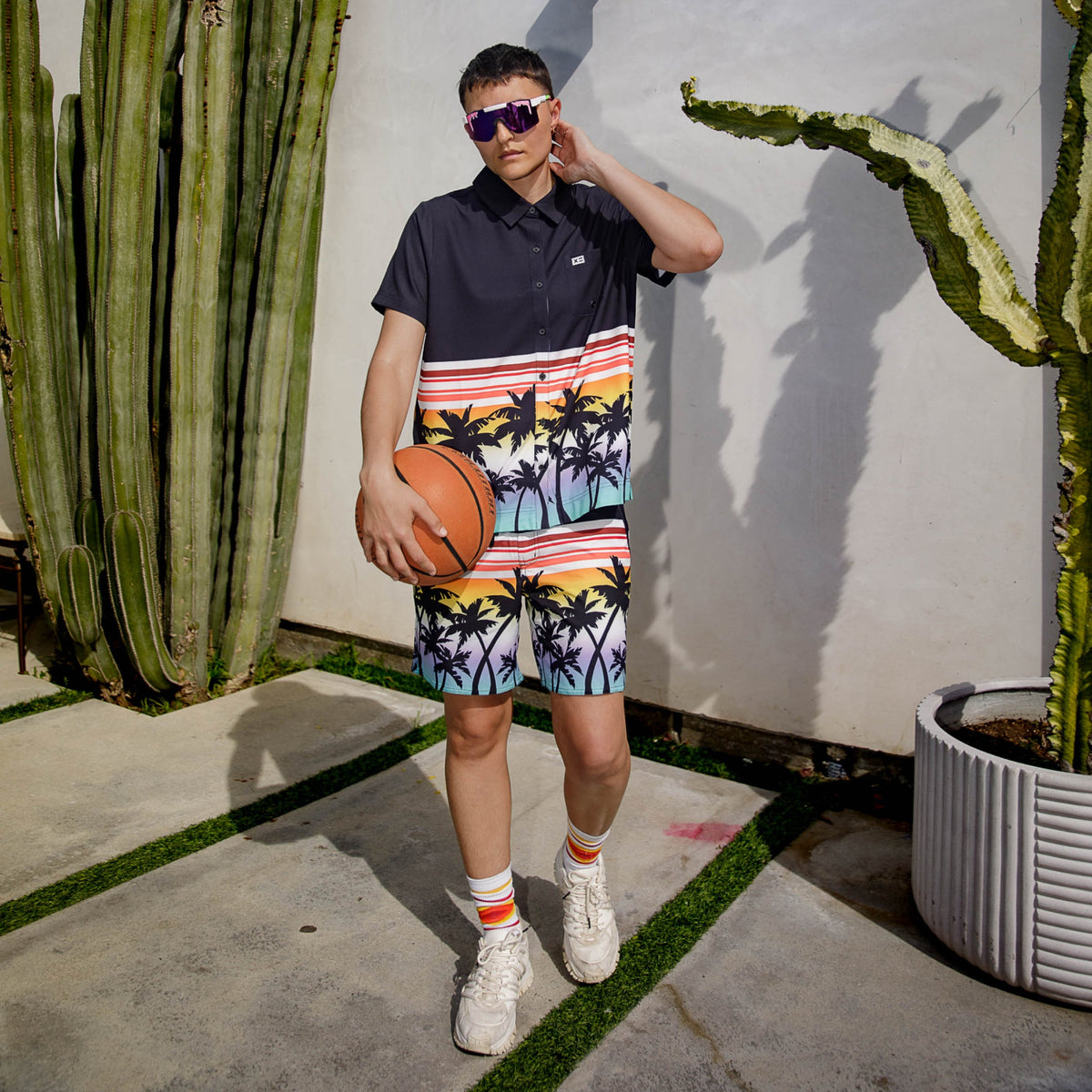 TomboyX Cabana Shirt - Hawaiian Heat