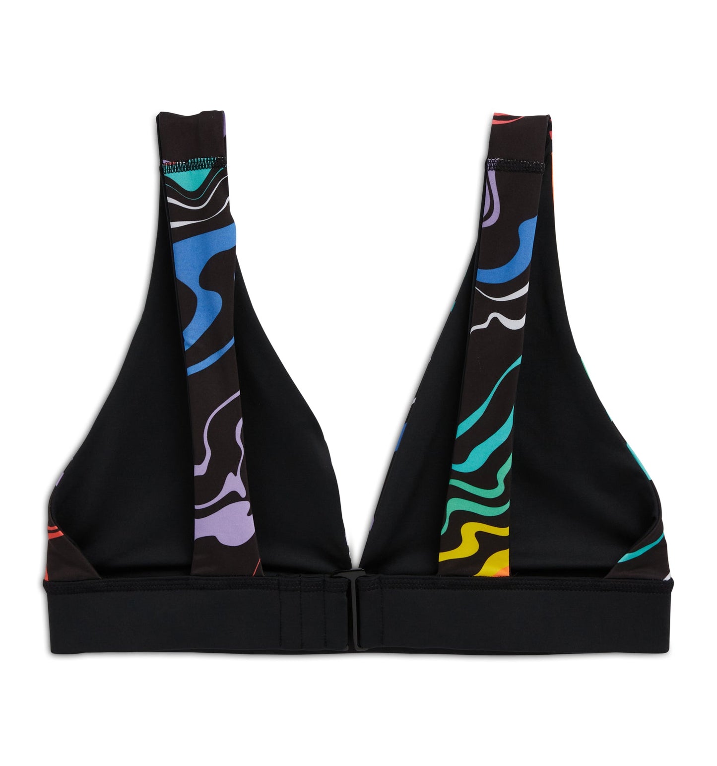 TomboyX Swim Reversible Plunge Top - Making Waves