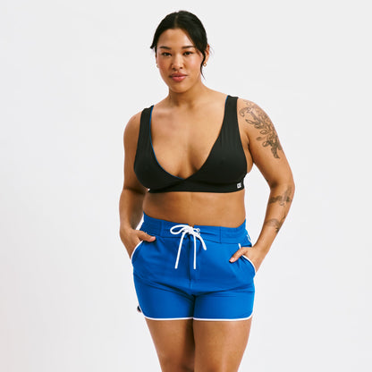 TomboyX Swim Reversible Plunge Top - Making Waves